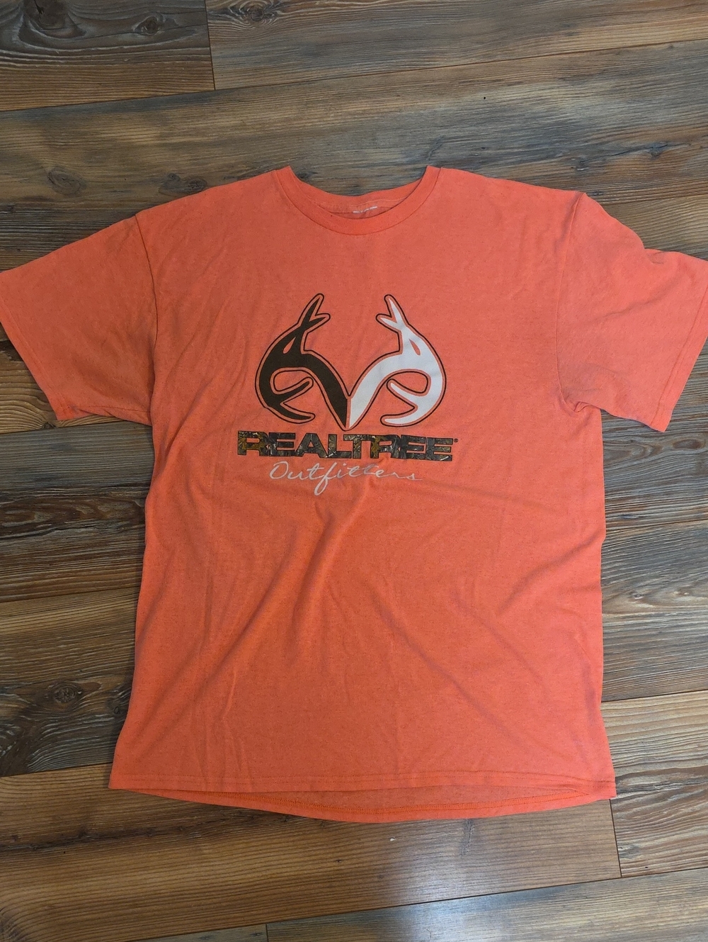 Realtree Bright Orange Short Sleeve Logo Tee